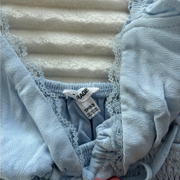 Garage blue crop top - Picture 2 of 2